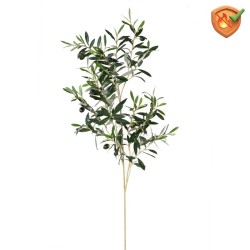 Branche d'olivier artificiel anti-feu 109 cm
