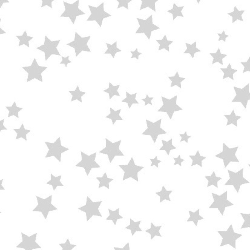 Rouleau polypro Volga blanc - détail du motif étoiles