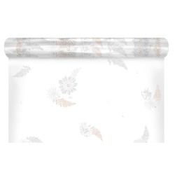 Rouleau polypro Patience blanc 40 microns - emballage fleuriste