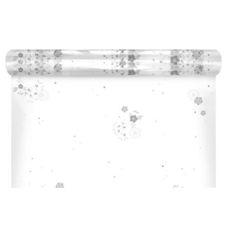 Rouleau polypro Quiétude argent - emballage fleuriste