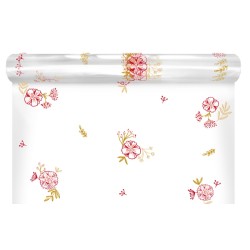 Rouleau polypro Nagano rouge - emballage bouquet fleuriste