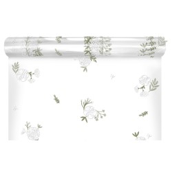 Rouleau polypro Nagano kaki - emballage bouquet fleuriste