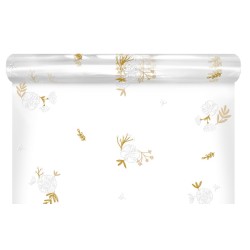 Rouleau polypro Nagano or - emballage bouquet fleuriste