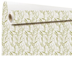 Rouleau kraft Arborescence olive - feuillages pour fleuriste