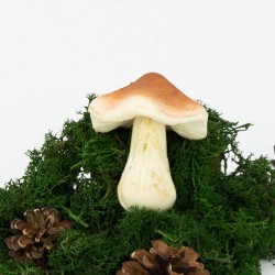 Champignon artificiel sur pique 13 cm