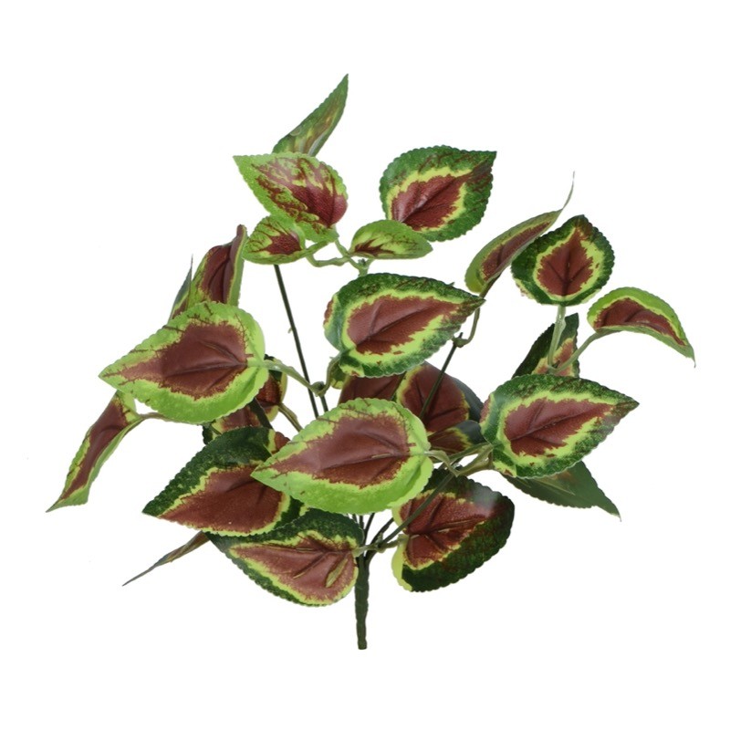 Coléus artificiel en bouquet 37 cm
