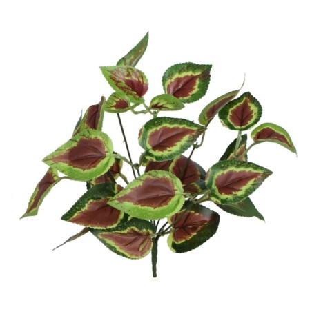 Coléus artificiel en bouquet 37 cm