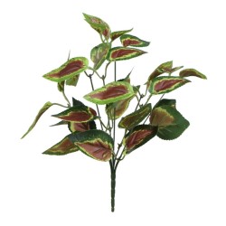 Coléus artificiel en bouquet 37 cm