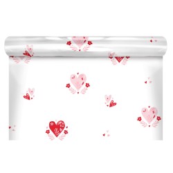 Rouleau polypro Etincelant à cœurs pour la Saint-Valentin