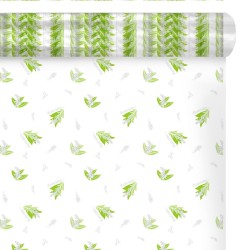 Rouleau polypro Happy à feuillages verts