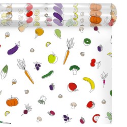 Rouleau polypro Maraîcher à motif fruits et légumes