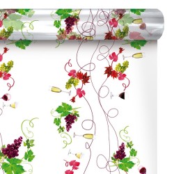 Rouleau polypro Vin à motif raisins