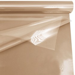 Rouleau film double effet kraft beige