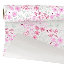 Rouleau papier betterave Andrea rose