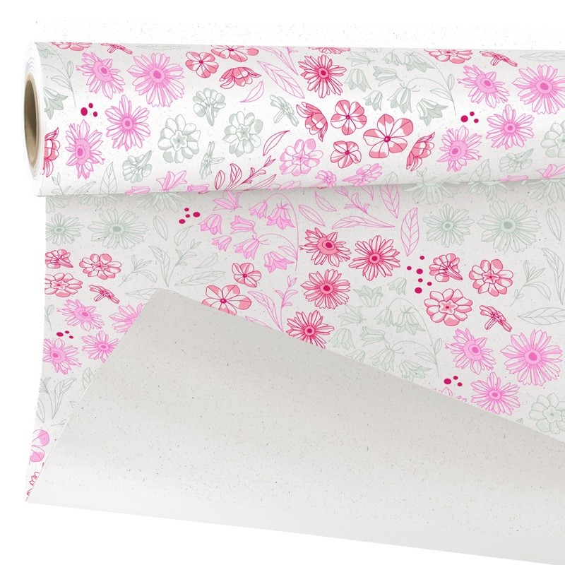Rouleau papier betterave Andrea rose