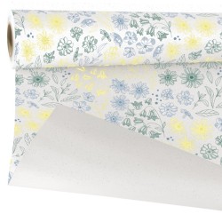 Rouleau papier betterave Andrea bleu