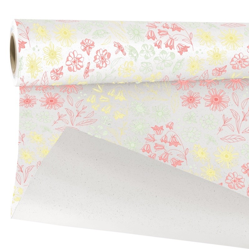 Rouleau papier betterave Andrea orange