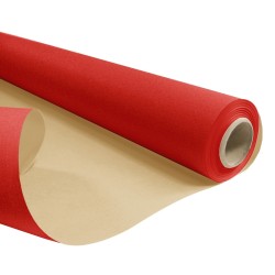Rouleau kraft 120 m rouge
