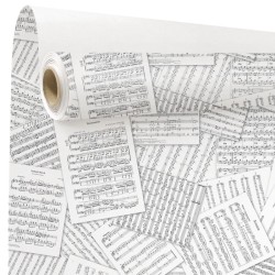 Rouleau kraft Récital partitions sur fond blanc