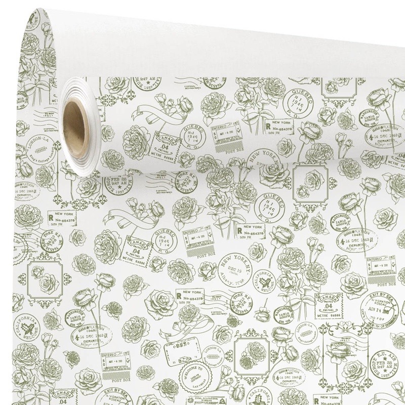 Rouleau kraft Lucy vert