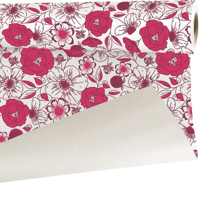 Rouleau papier betterave Perla framboise