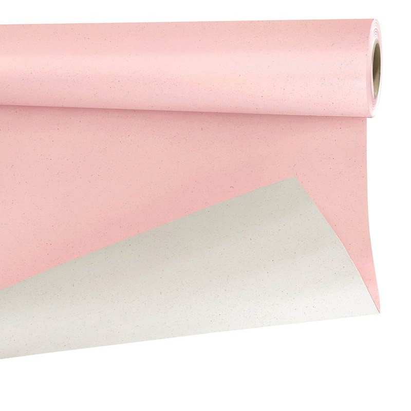 Rouleau papier betterave uni rose