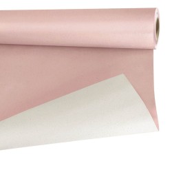 Rouleau papier betterave uni rose mat