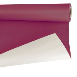 Rouleau papier betterave uni bordeaux