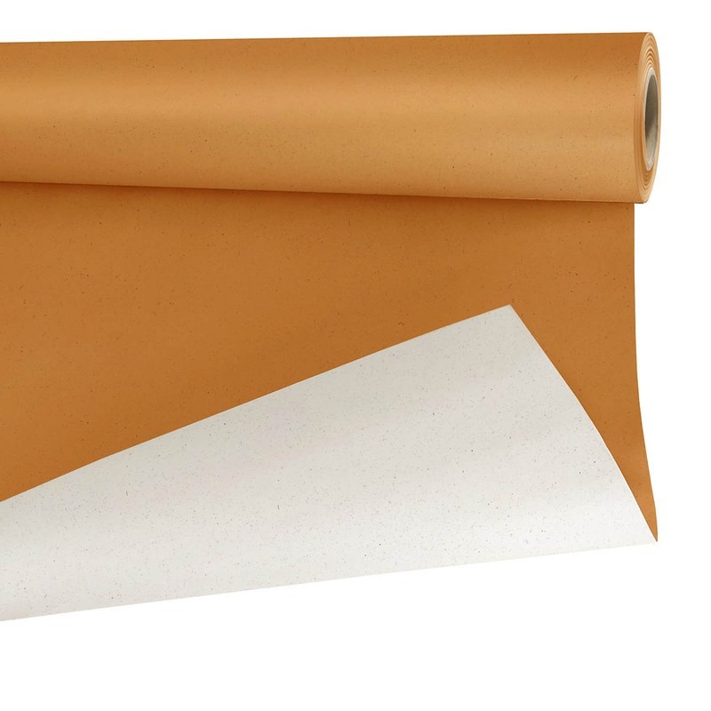 Rouleau papier betterave uni curry