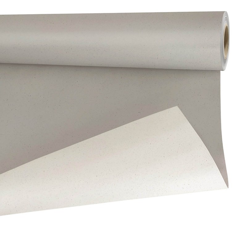 Rouleau papier betterave uni gris clair