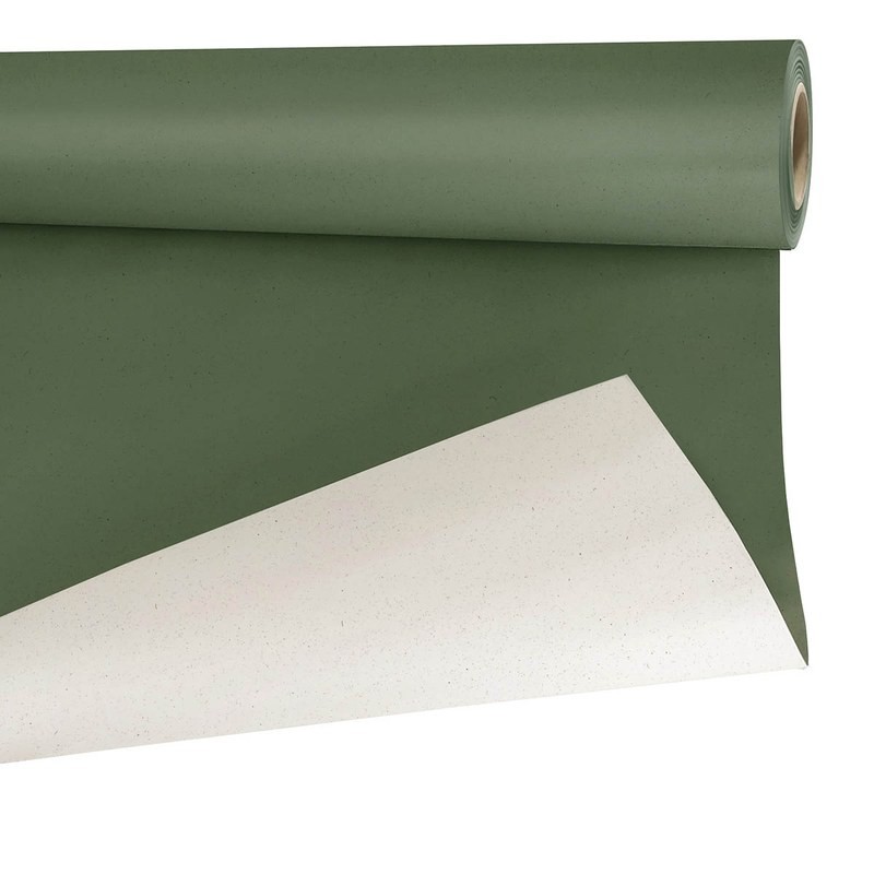 Rouleau papier betterave uni kaki