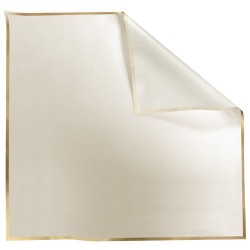 Rame Carré Opaline liseré or beige