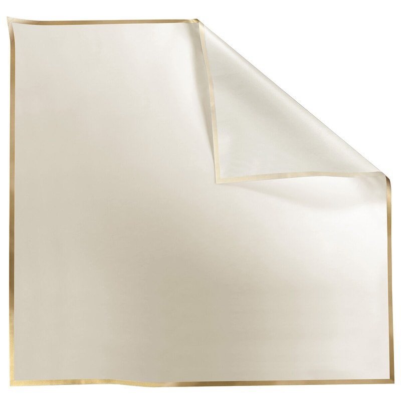 Rame Carré Opaline liseré or beige
