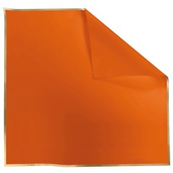Rame Carré Opaline liseré or orange