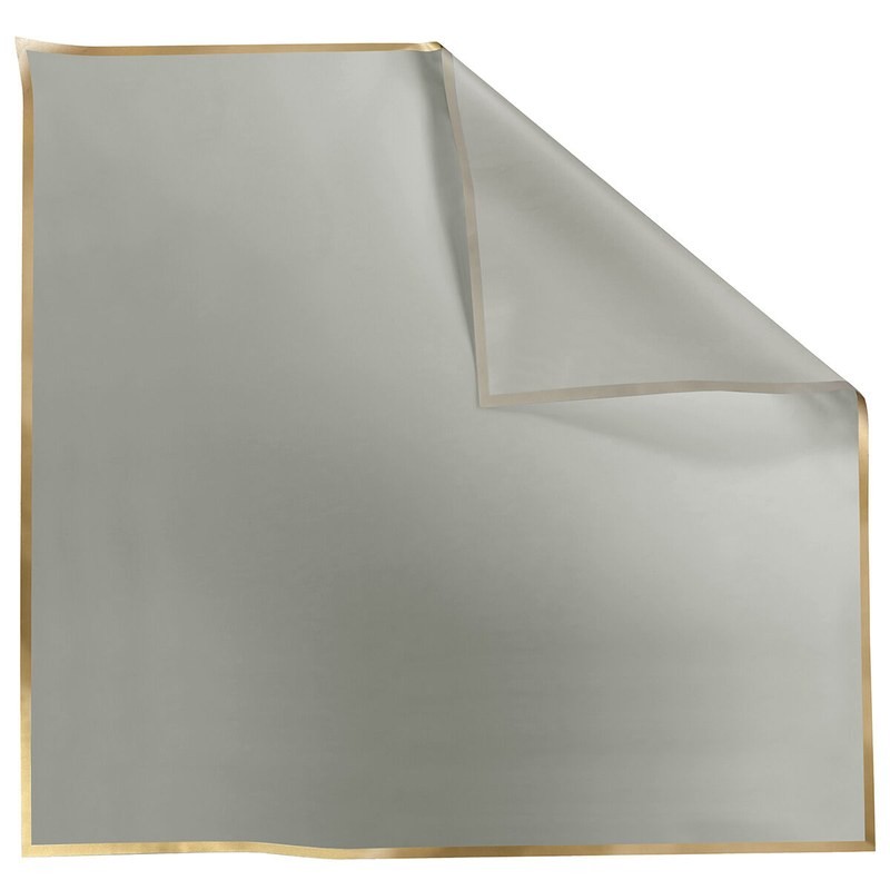 Rame Carré Opaline liseré or gris