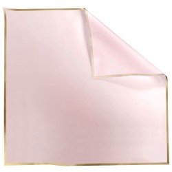 Rame Carré Opaline liseré or rose