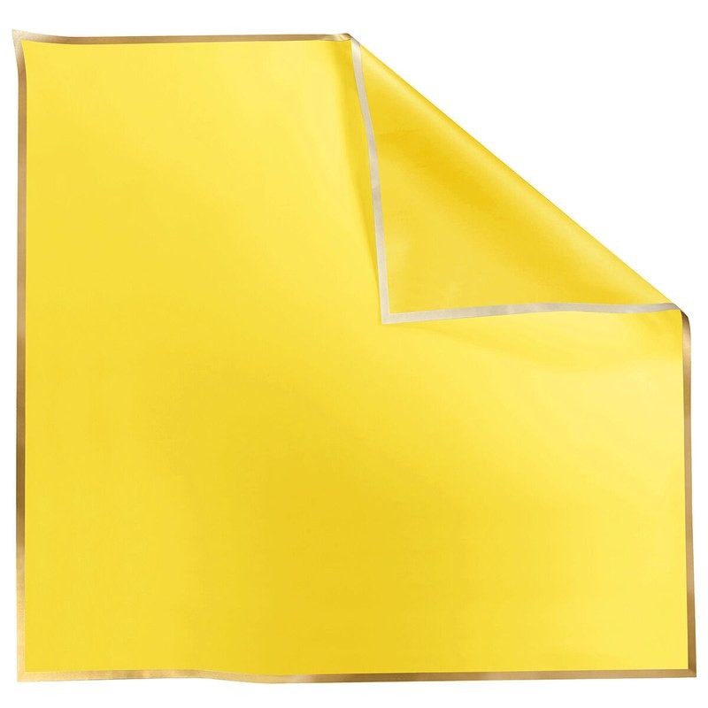 Rame Carré Opaline liseré or jaune