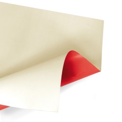 Rame polypro Duo mat ivoire et rouge