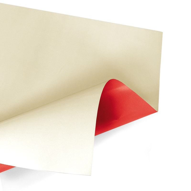Rame polypro Duo mat ivoire et rouge