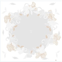 Rame polypro Silas blanche
