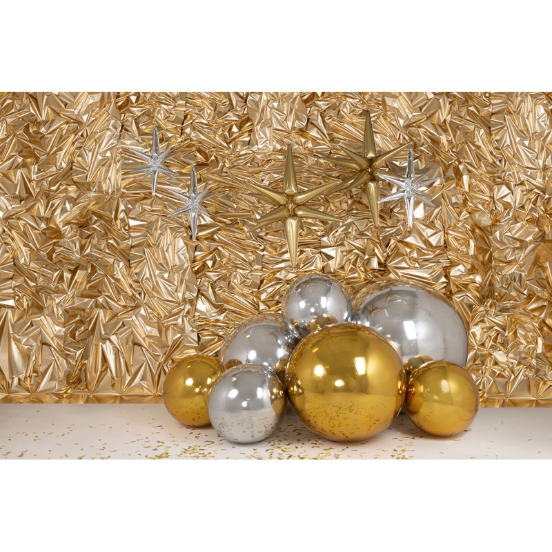 Film décoratif satiné or luxe - rouleau 0,80 x 25 m