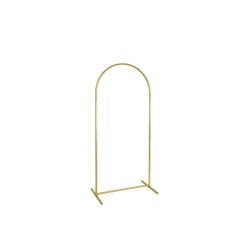 Support de fond arche dorée en acier 80 x 180 cm
