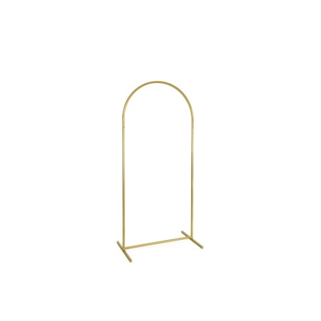 Support de fond arche dorée en acier 80 x 180 cm