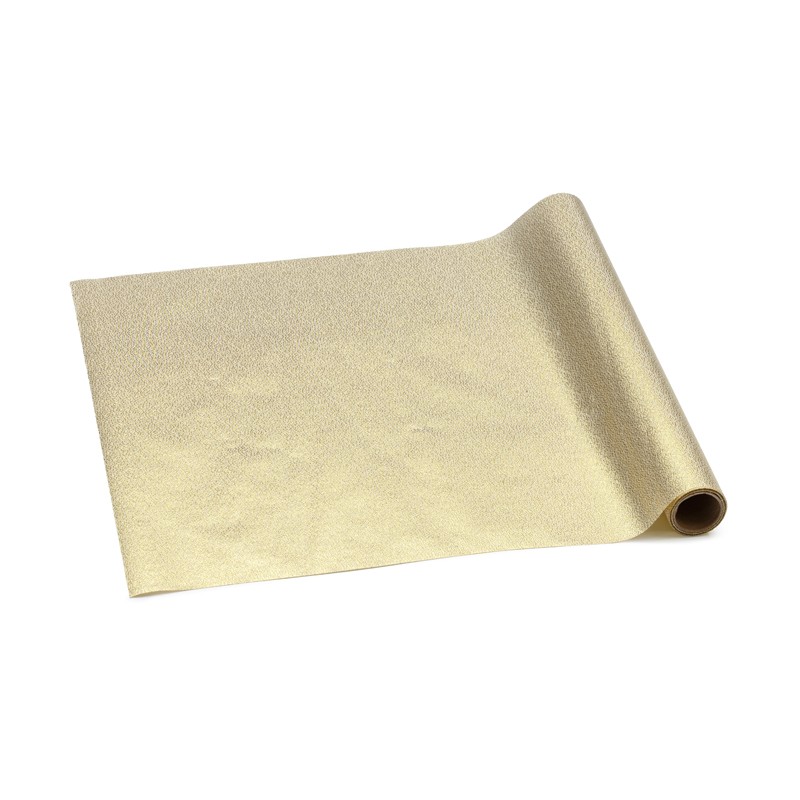 Chemin de table décoratif doré 0,36 x 3 m