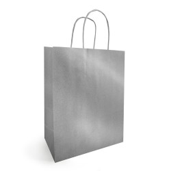 Sac kraft métallisé argent