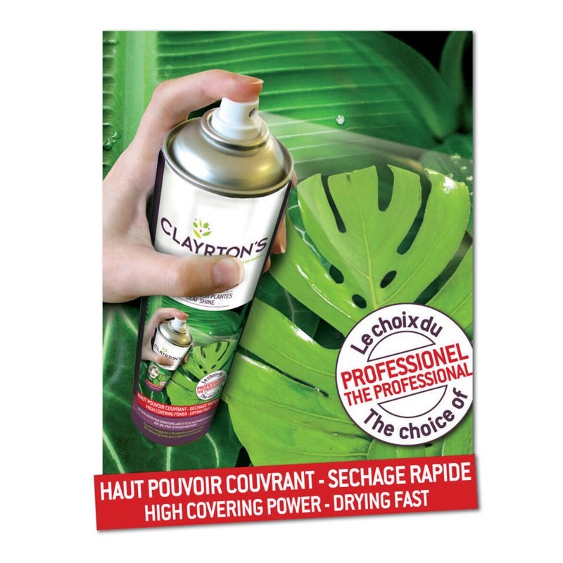 Spray brillant pour feuillage Clairfeuillage 750 ml