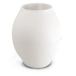 Vase Diabol'o anti-renversement blanc