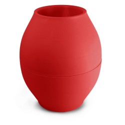 Vase Diabol'o anti-renversement rouge