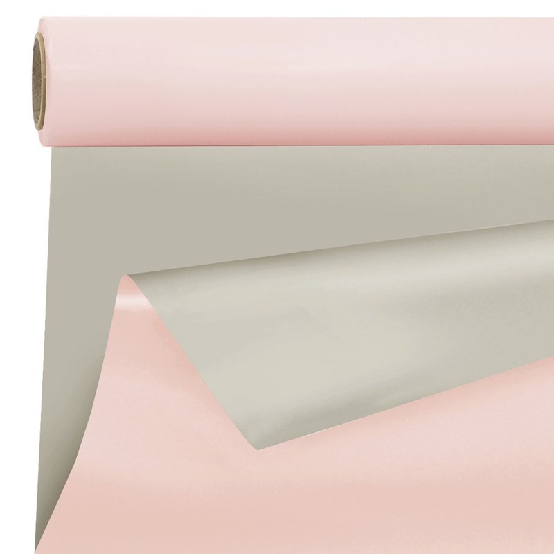 Rouleau polypro Duo Mat rose clair et gris