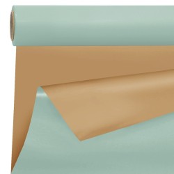 Rouleau polypro Duo Mat vert d'eau et marron